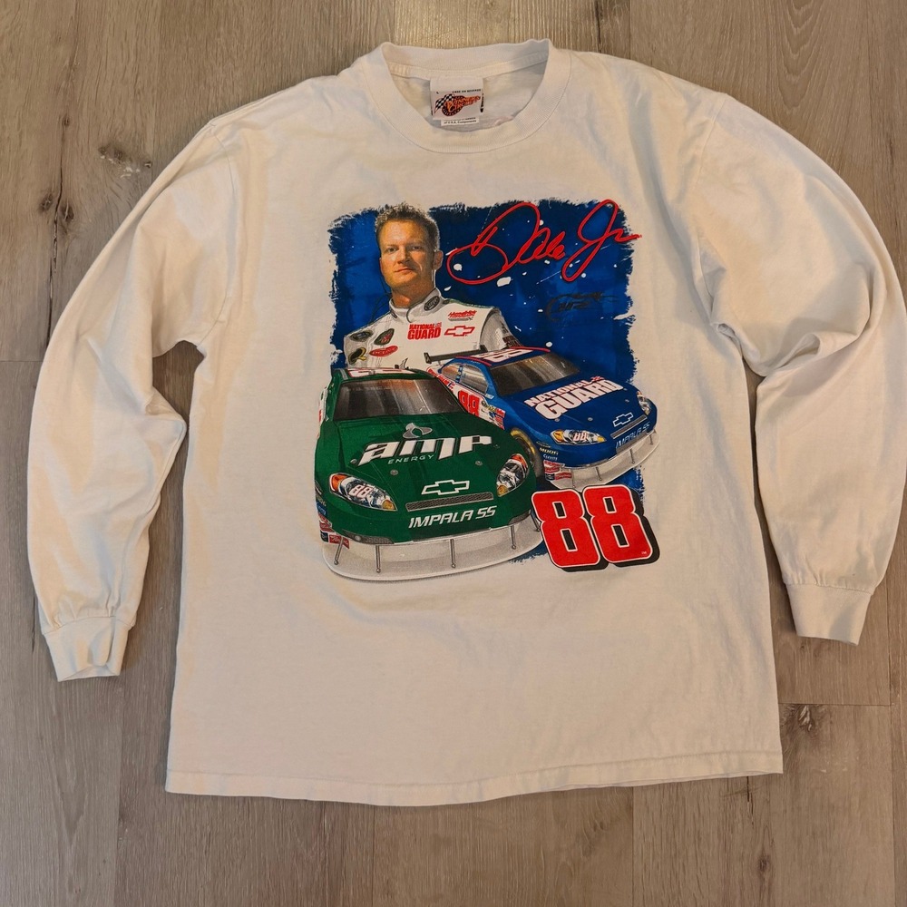 Vintage Dale Earnhardt Jr 88 NASCAR Winners Circle Long Sleeve Men's Large